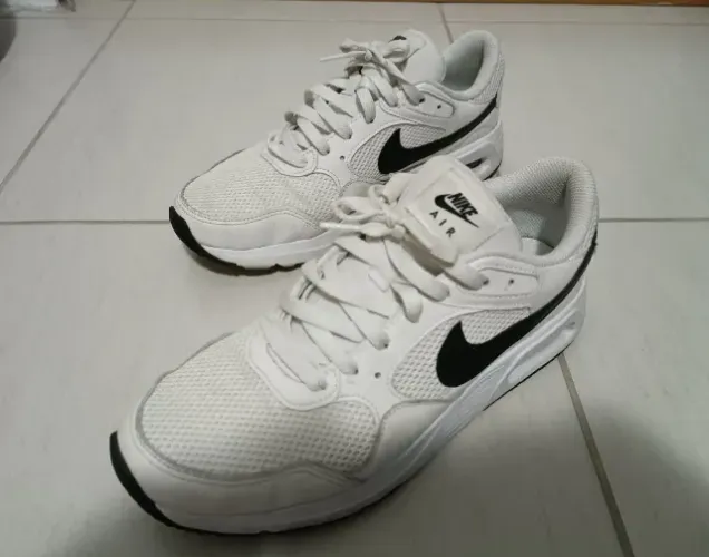 Tênis Nike Air Max SC Branco/Preto - Tamanho 40