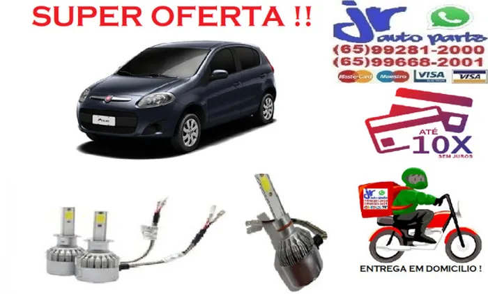 Lampada LED(Milha)Palio 6000K 12V 24V