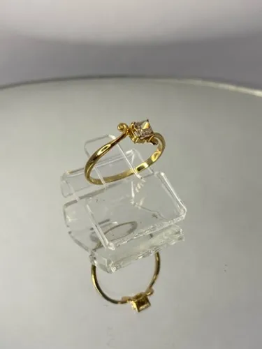 Solitário em Ouro 18K 0,42 Ct
