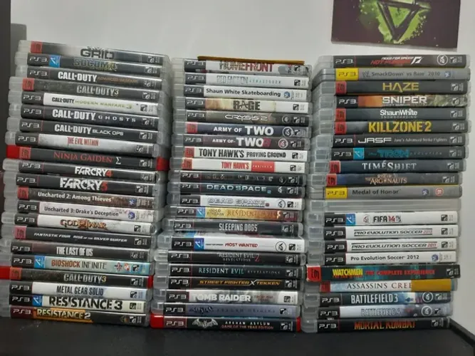 Jogos PS3 originais sem detalhes