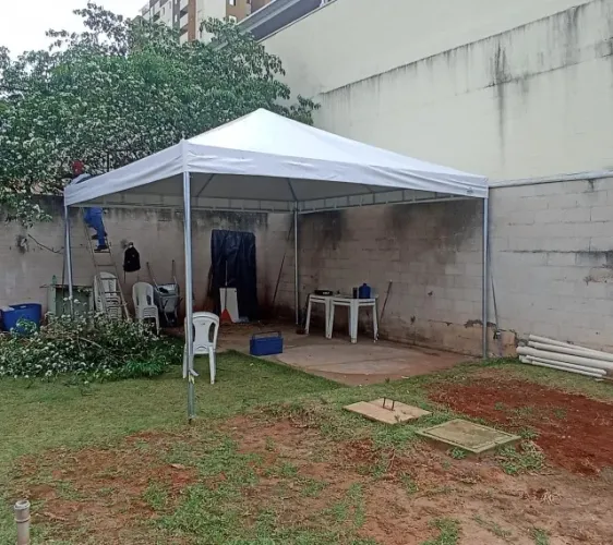 Tenda Piramidal 4x4 Galvanizada!