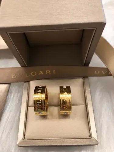 anel bvlgari bulgari alianças 18k com caixa o par
