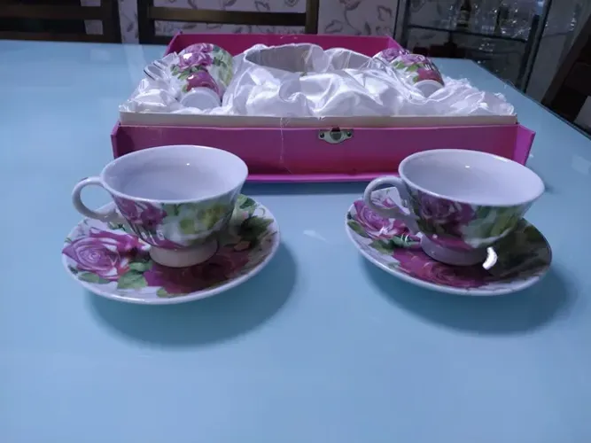 Jogo de xícaras de café
