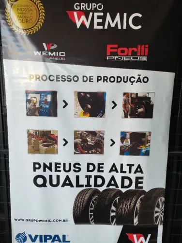 PNEU 205/65 R15 WEMIC FORLLI 5 ANOS DE GARANTIA