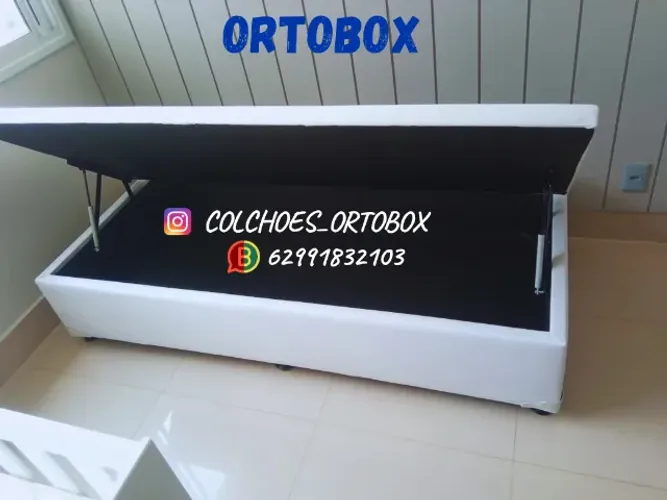 Cama Box Baú Solteiro com um ano de garantia 