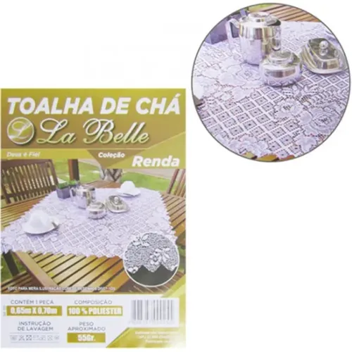 Toalha De Cha De Renda 65x75cm 025/042