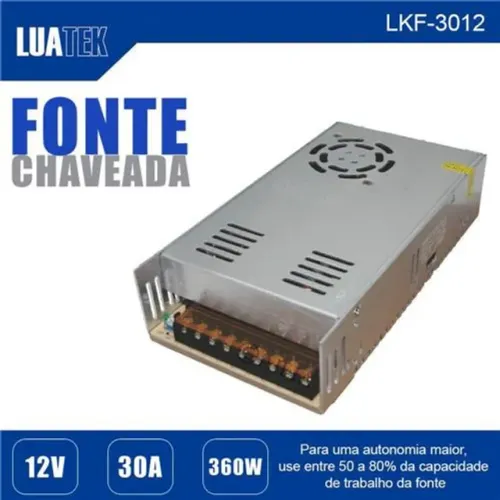 Fonte Chaveada 12v 30a 360w Luatek
