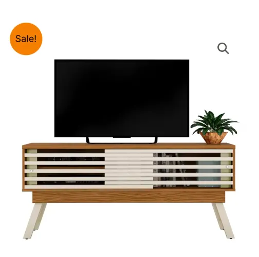 RACK BANCADA FRIZZ 1.5 COM 2 PORTAS PARA TV ATÉ 65 POLEGADAS ns43