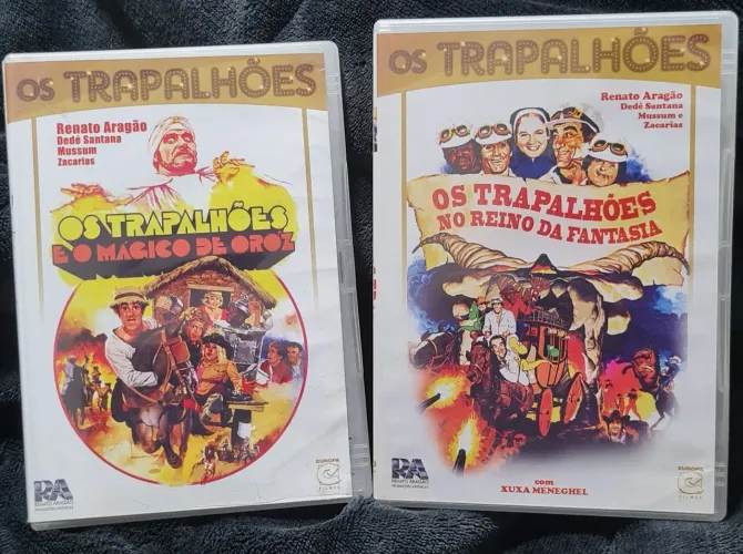DVDs Xuxa e os trapalhões 