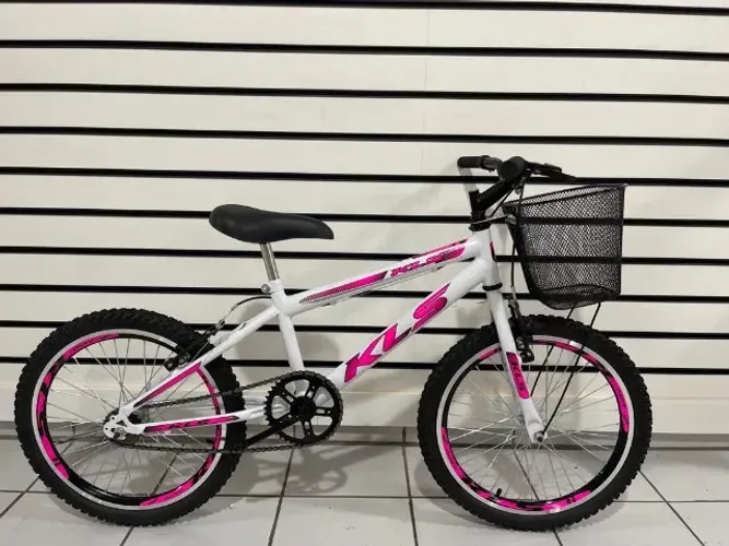 Bicicleta Infantil Kls Top Girls Aro 20 Freios V-Brakes