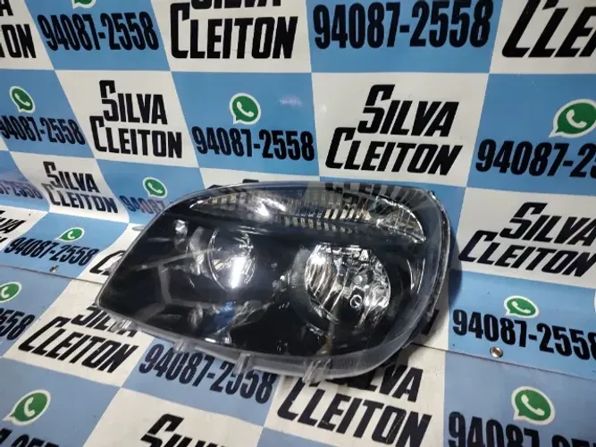farol esquerdo fiat doblo mascara negra 2010 ate 2021 novo importado 3 meses garantia