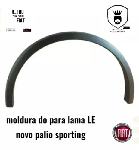 Moldura paralama dianteiro esquerdo Palio Sporting 