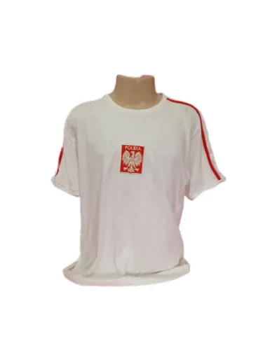 Camiseta Polônia Liga Retrô Futebol Algodão