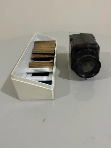 Fotoscópio / Monóculo com Negativos de Fotos - Antiguidade 