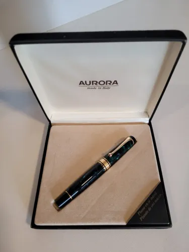 Caneta Aurora Optima Auroloide Verde