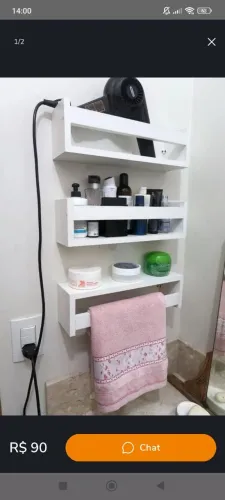 Prateleira de Parede para Banheiro - Organização e Estilo