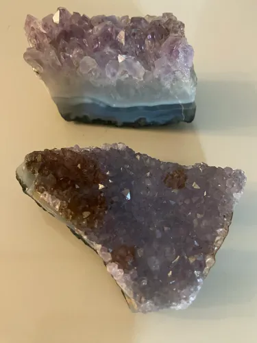 Duas Pedras Drusas de Ametista