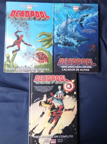 Coleção Deadpool - 3 HQs em Português