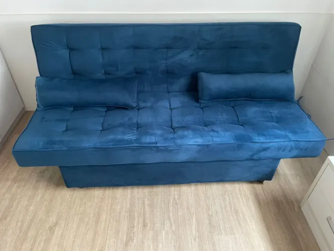 Sofá Cama Dobrável Azul Última Unidade