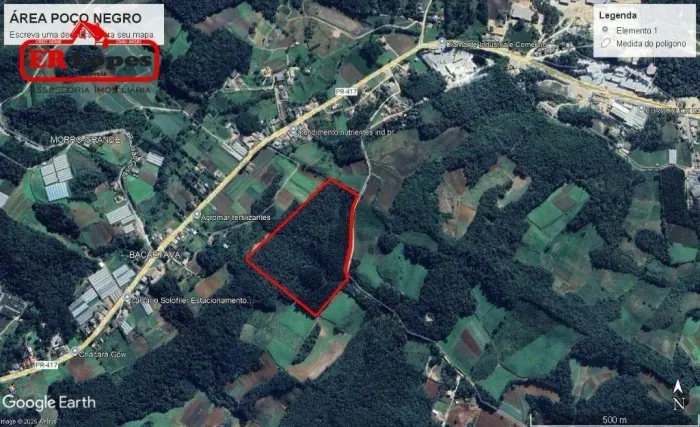 Chácara à venda, 76794 m² por R$ 1.450.000,00 - Poço Negro - Colombo/PR