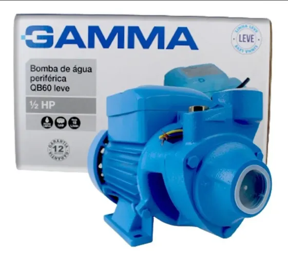 Bomba de água periférica Gamma 1/2 HP 110V ou 220V