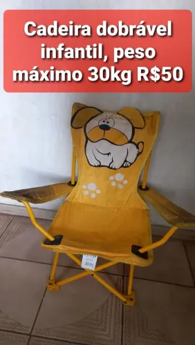 Cadeira dobrável infantil