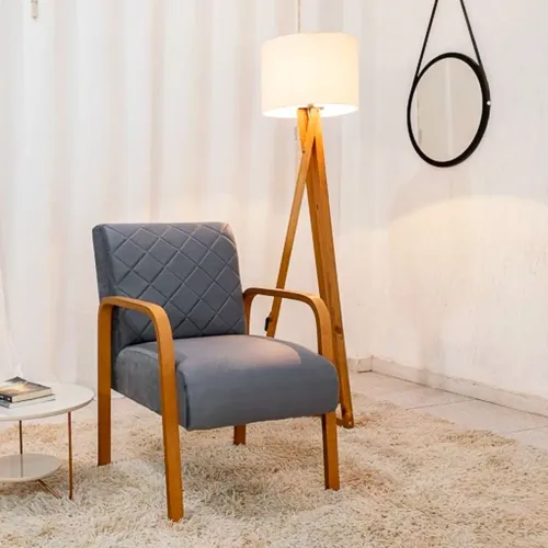 POLTRONA SUPER CONFORTO ESTRUTURA MADEIRA EUCALIPTO SURPREENDA-SE!! RU8