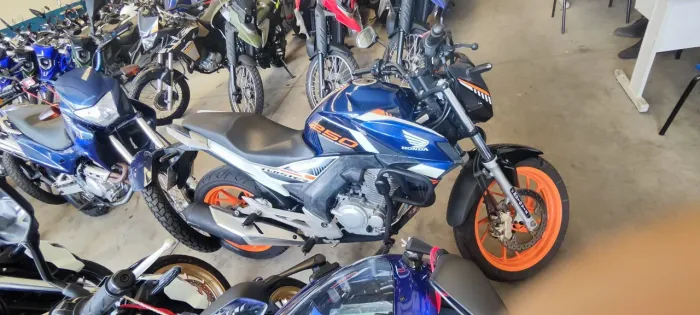 HONDA CB TWISTER 250 AZUL 2020 Shalon veículos Cariacica 