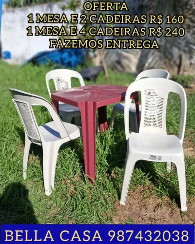MESA FUCSIA ENTREGAMOS HOJE