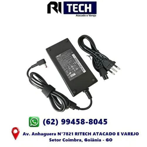 Fonte Para Notebook Acer Aspire | Nitro | Predator Helios 19,5V X 9,23A | 180W