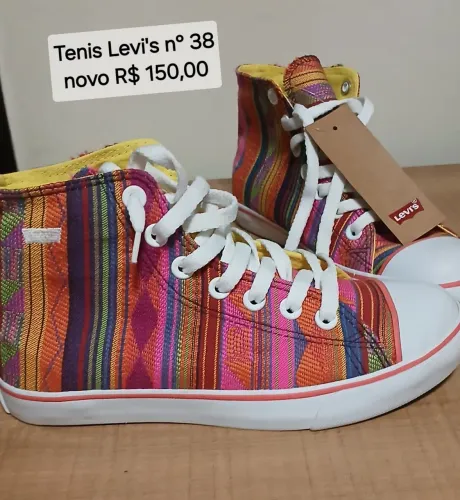 TENIS BOTINHA CASUAL UNISSEX - LEV'S 38