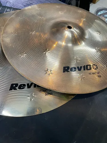 Hi hat Orion b10 14 hihat Rev10 chimbal revolution bala em perfeito estado 
