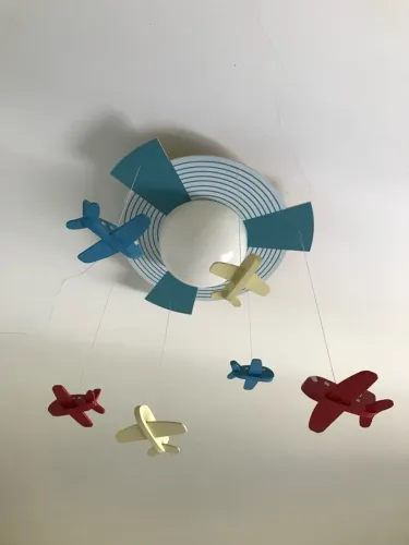 Lustre Móbile Avião Infantil