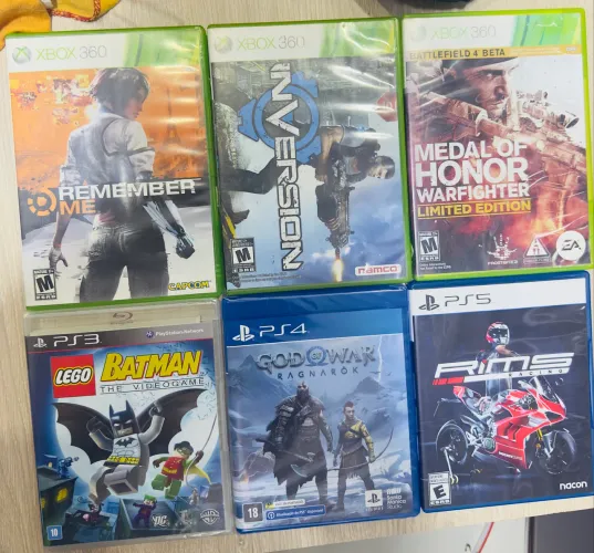 Jogos ps4,ps5 e Xbox 360