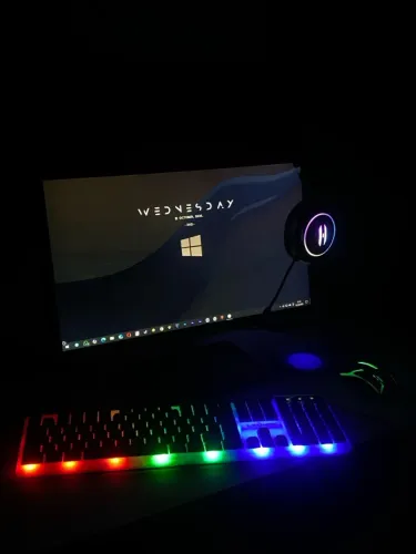 Kit Gamer Teclado e Mouse RGB