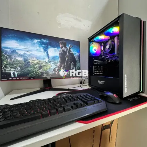 PC Gamer COMPLETO RYZEN 5 + RTX3050 + 1 ano de garantia e em até 12x