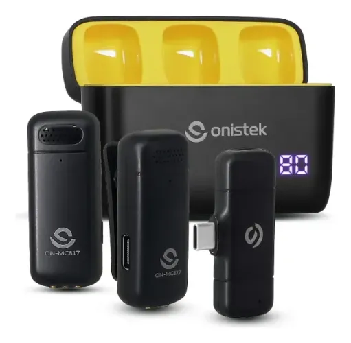 Microfone de Lapela Profissional Usb-C