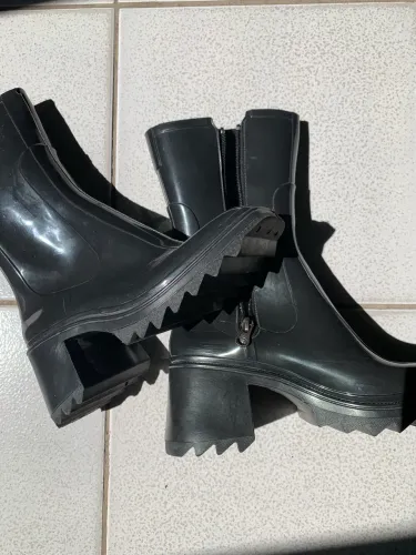 Bota vintage preta