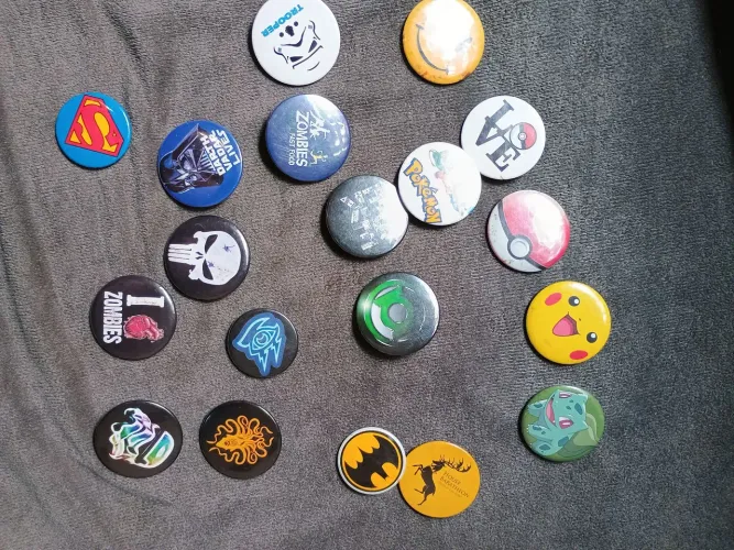 Bottons variados - Coleção geek