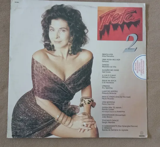 Lp Disco de Vinil novela Tieta 2 toca disco radiola vitrola som antigo toca disco rádio 
