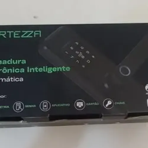 Fechadura Eletrônica Inteligente. Wi-fi, Biometria, App, Senha, Tag, Chave.