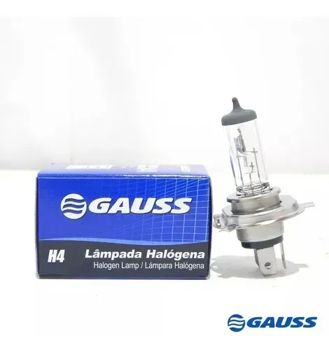 Lâmpada De Farol Automotiva Gauss H4 60/55w Halógena 12v