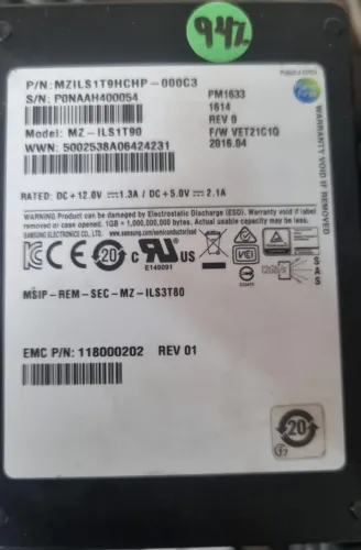 Ssd sas servidor samsung hgst 1.6tb a partir