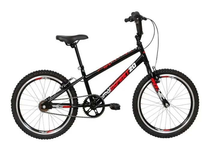 NOVA NA CAIXA - Caloi Bicicleta Infantil Expert, Aro 20, Preta