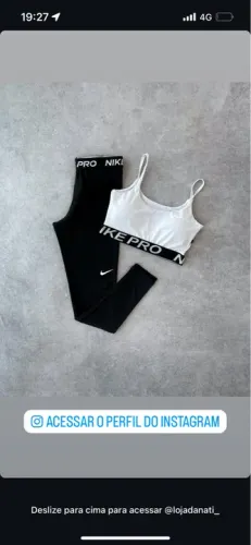 Conjunto Nike Pro - Top e Legging