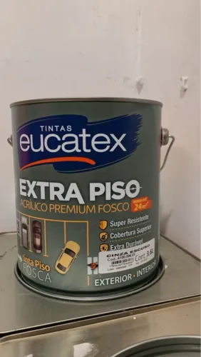 Tinta Acrílica Premium Fosca Extra Piso Eucatex - 3,6L