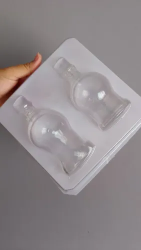 Ventosa corporal de vidro 