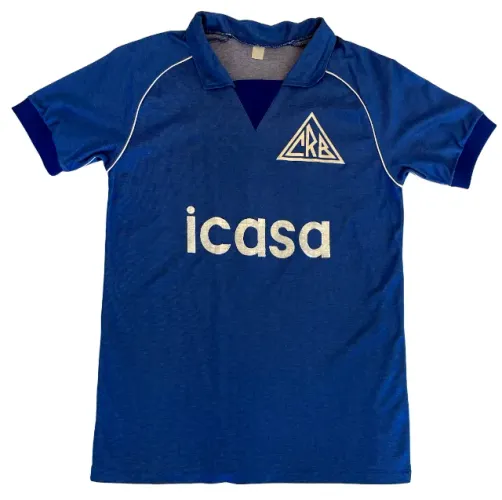 Camisa Original Rio Branco de Andradas, década de 80, usada por jogador nº 4