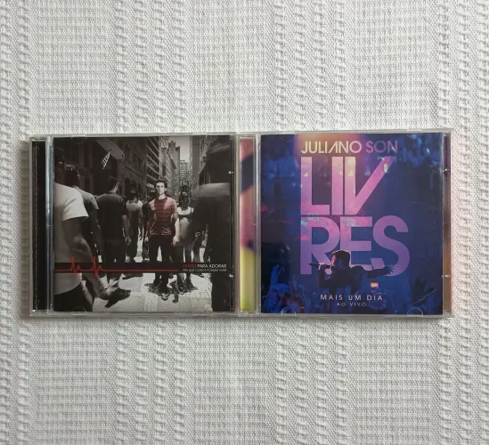 2-CDs Livres Para Adorar e Mais Um Dia (ao vivo)