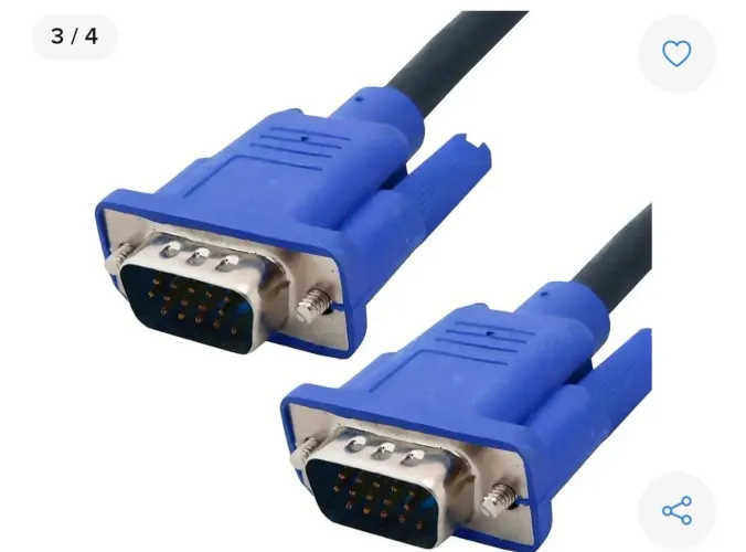 Cabo VGA Macho para VGA Macho, 1.5m - seminovo
